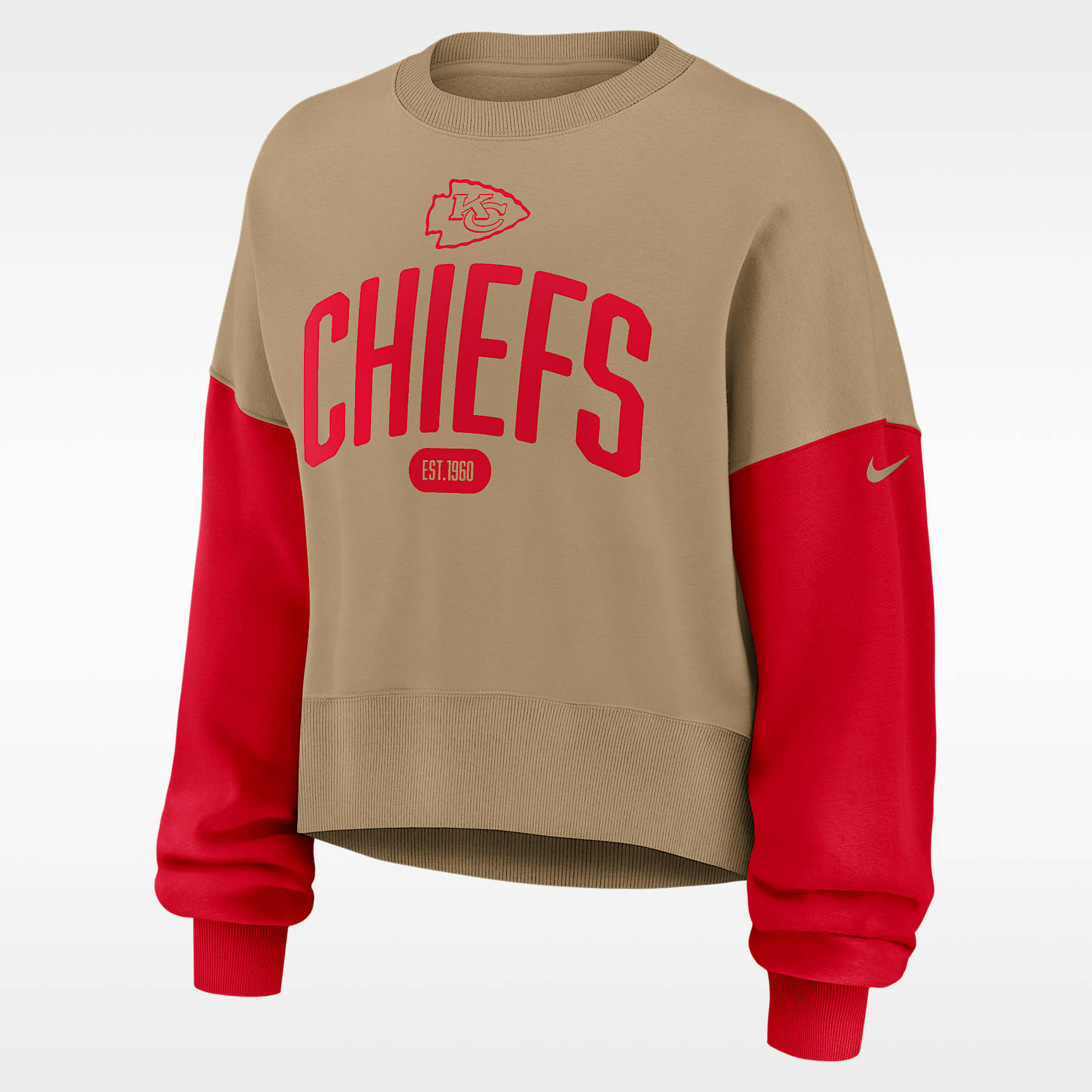 Kansas City Chiefs Rewind Women's Nike NFL Pullover Crew. Nike.com